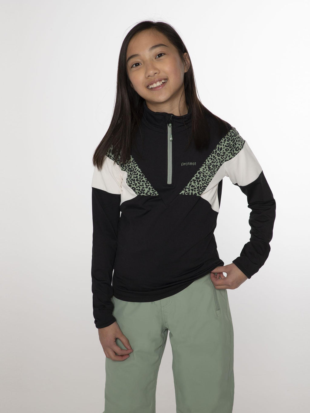 Dewyc Jr 1/4 Zip Top