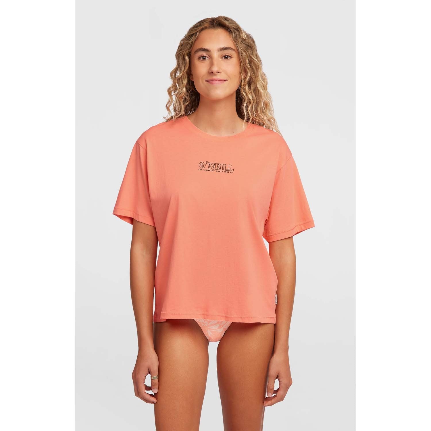 Boxy Back Print T-shirt strand