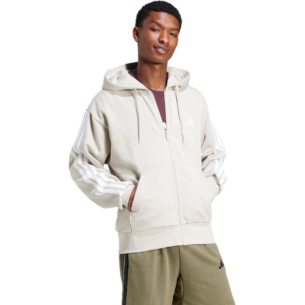 Essentials 3-Stripes Fleece Hoodie