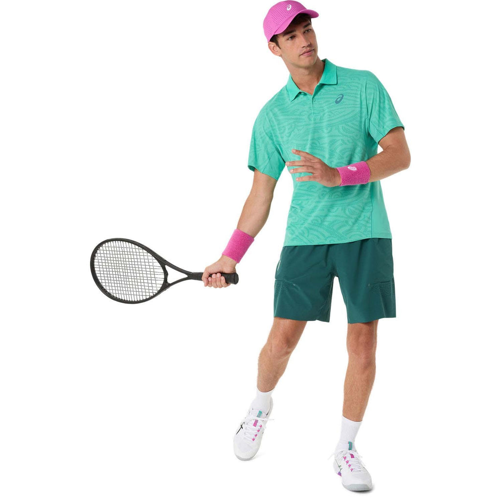 Match Jacquard Polo Ss Top T-shirt tennis