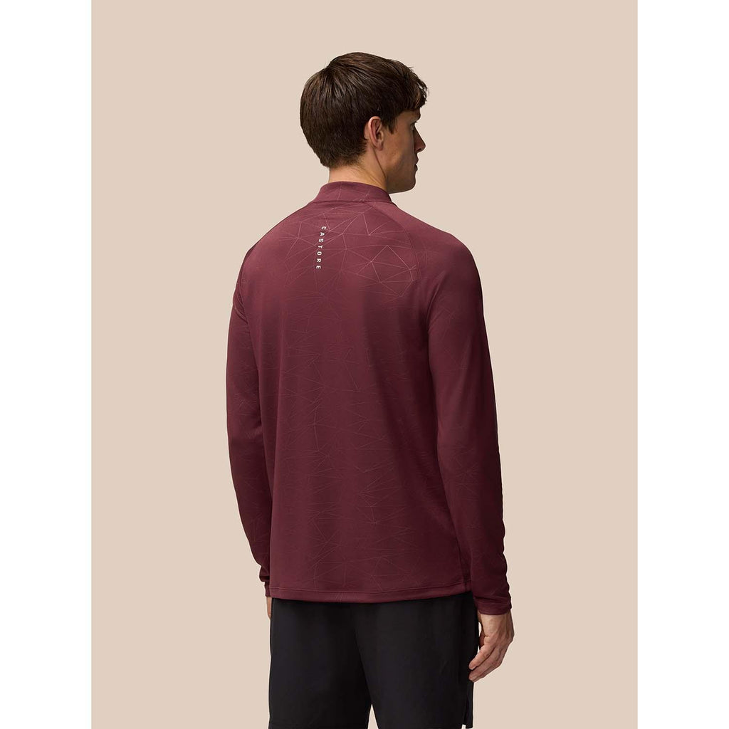 Aop 1/4 Zip Ls Top