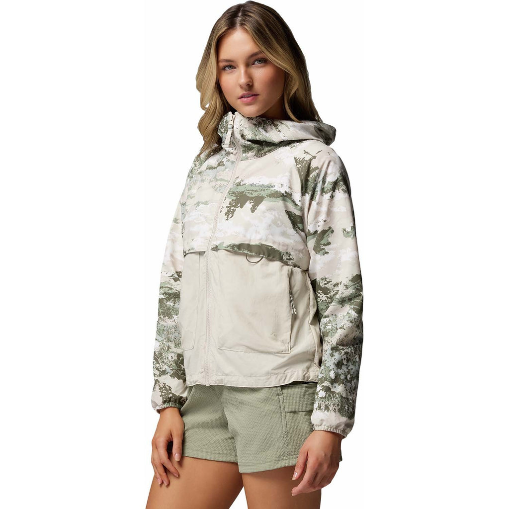 spire valley printed windbreaker jas