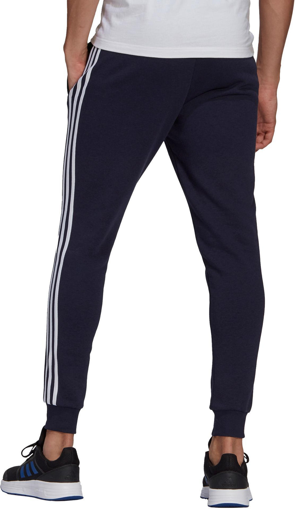 Essentials Fleece Fitted 3-Stripes Broek