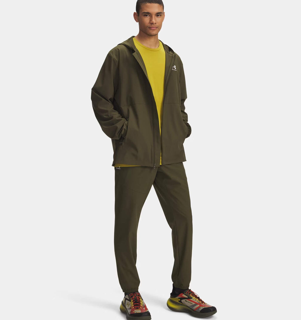 ua vibe woven jogger-grn