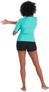 Eco F Short Sleeve Rash Top Bla
