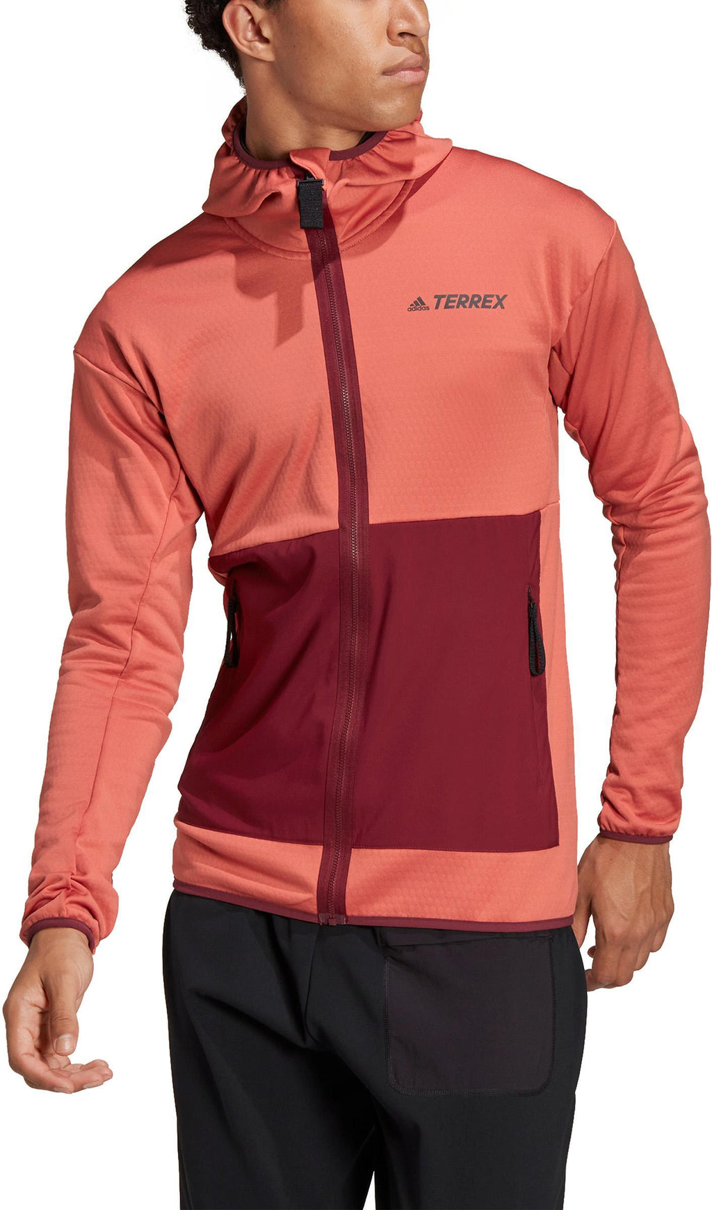 Terrex Tech Fleece Lite Hiking capuchonjack