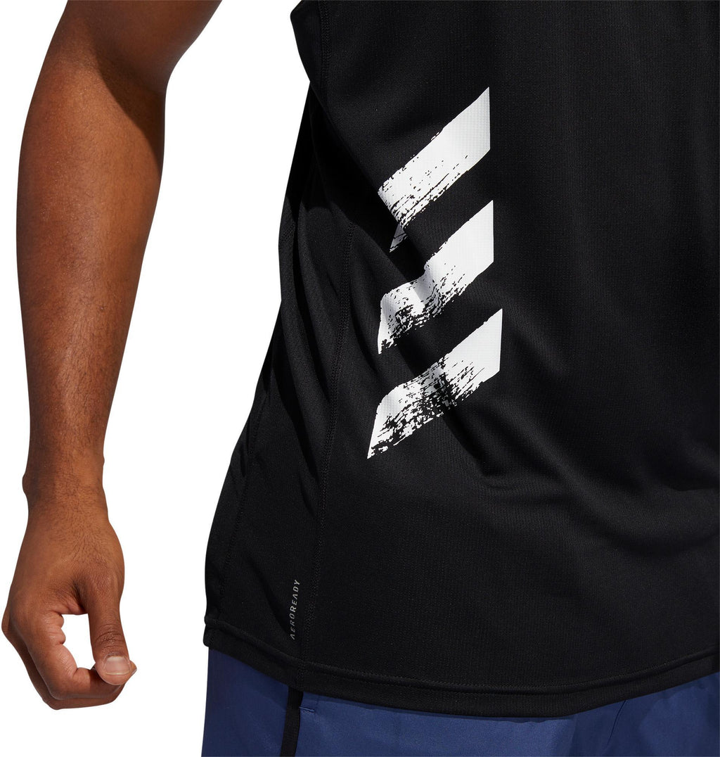 Own the Run 3-Stripes singlet