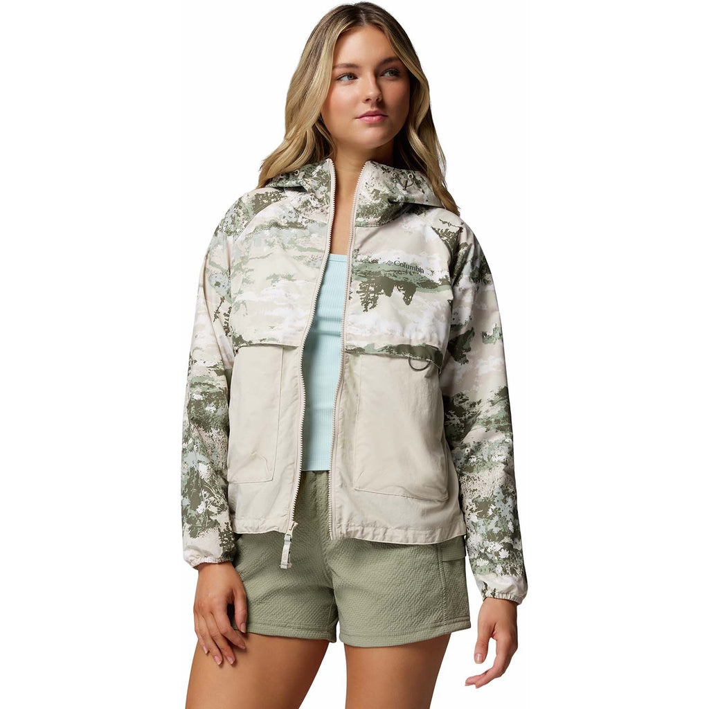 spire valley printed windbreaker jas