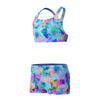 PRINT RACERBACK 2PC LTBLU/PNK