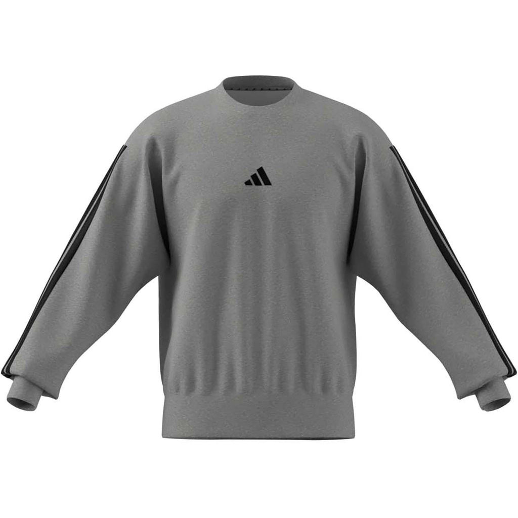 Essentials 3-Stripes Fleece Sweatshirt