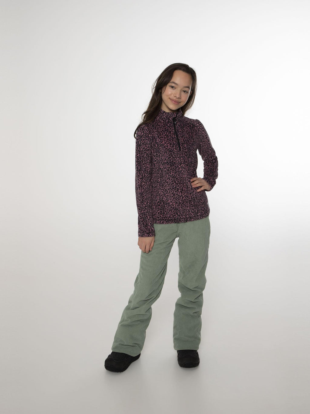 Missys Jr 1/4 Zip Top