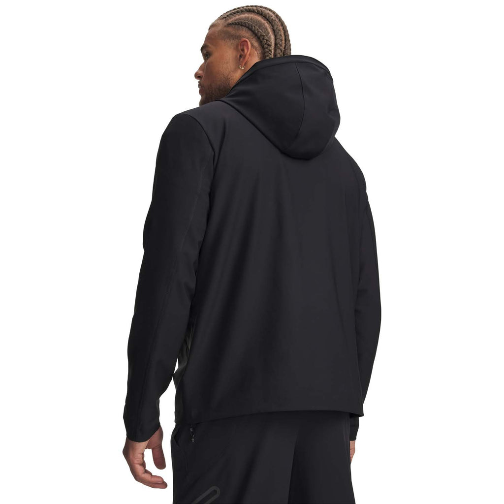 ua unstoppable woven jacket-blk