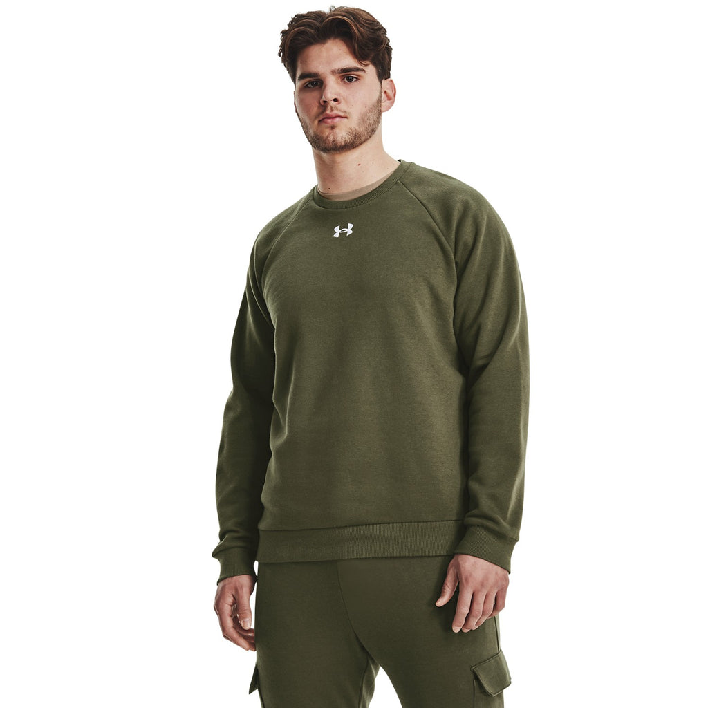 Ua Rival Fleece Crew-blk