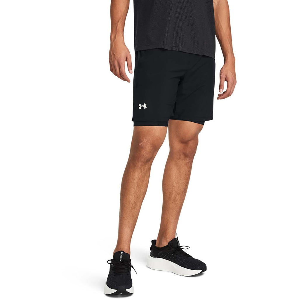 ua launch 7'' 2-in-1 short-blk