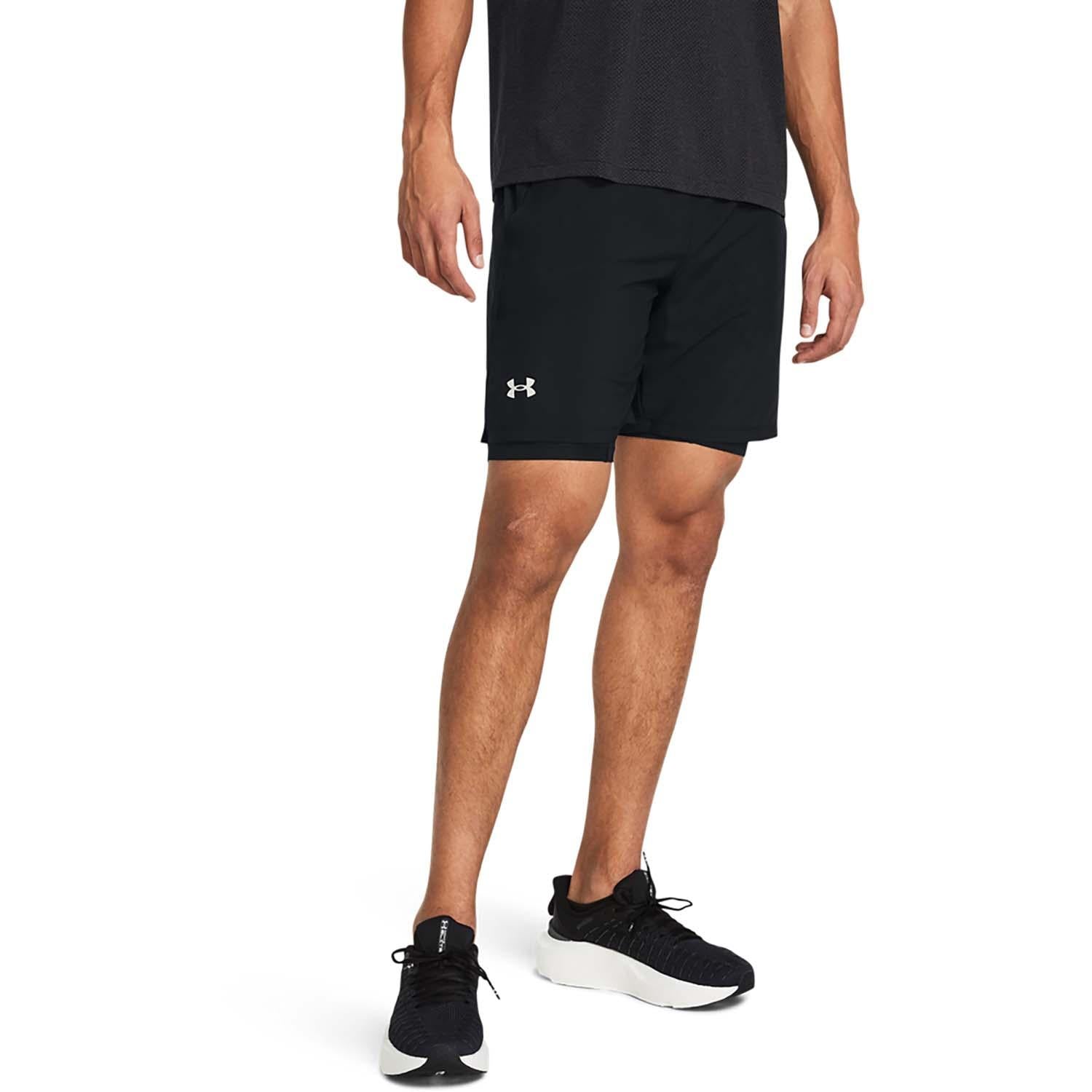 ua launch 7'' 2-in-1 short-blk
