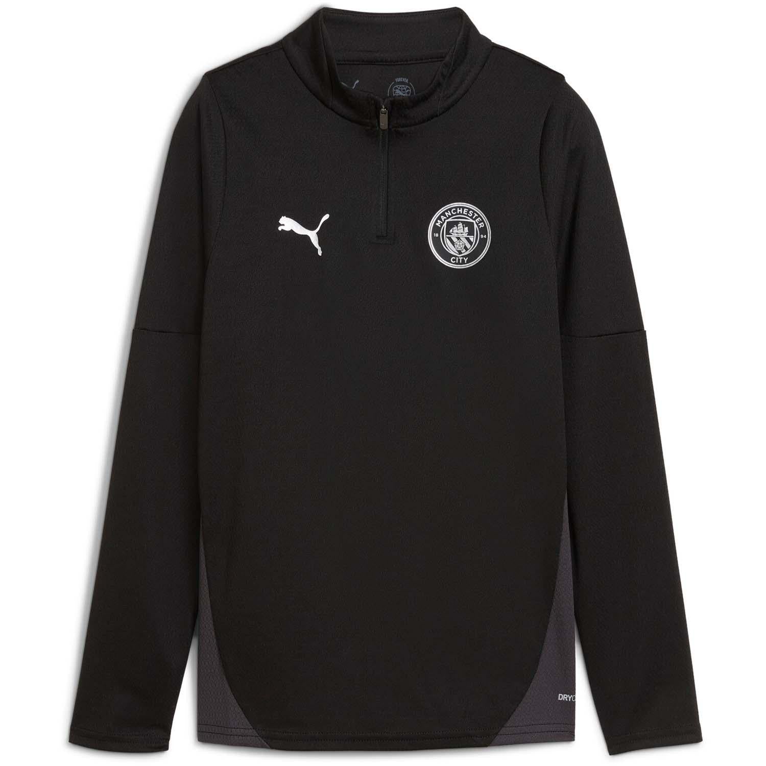Mcfc Training 1/4 Zip Top Jr