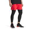 ua vanish woven 6in shorts-red