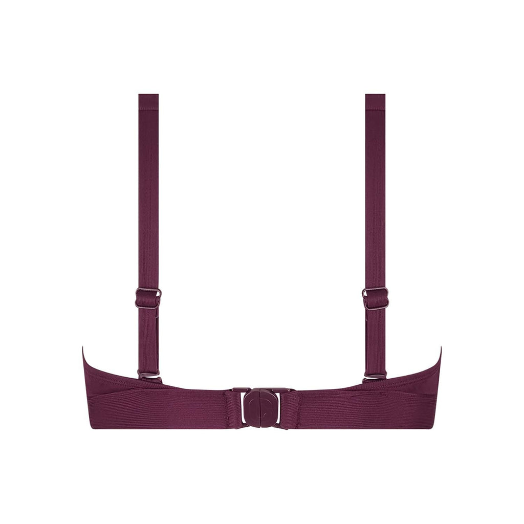 bikini top triangle buckle push-up