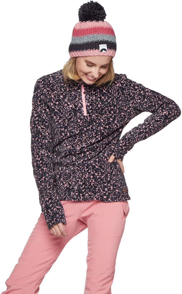 fuzzy 1/4 zip top