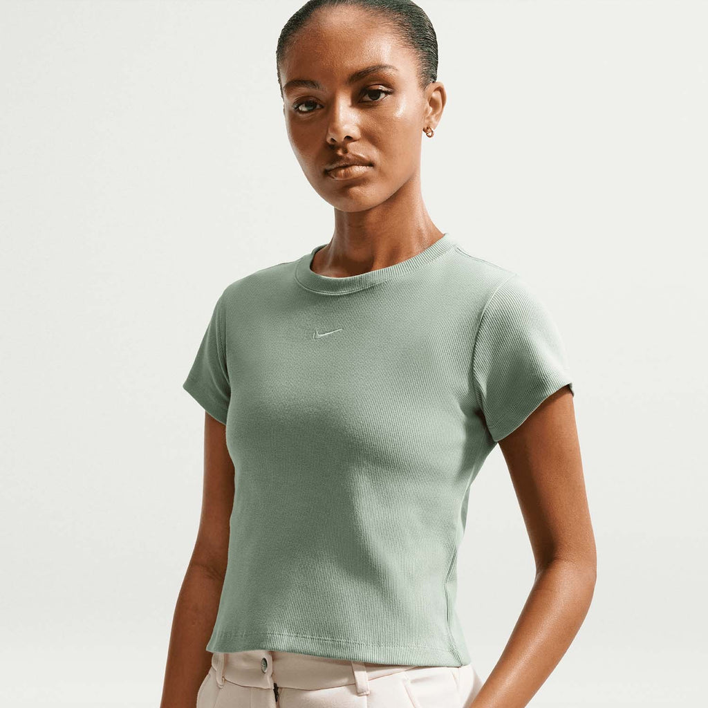 Sportswear Strakgeribd damesshirt