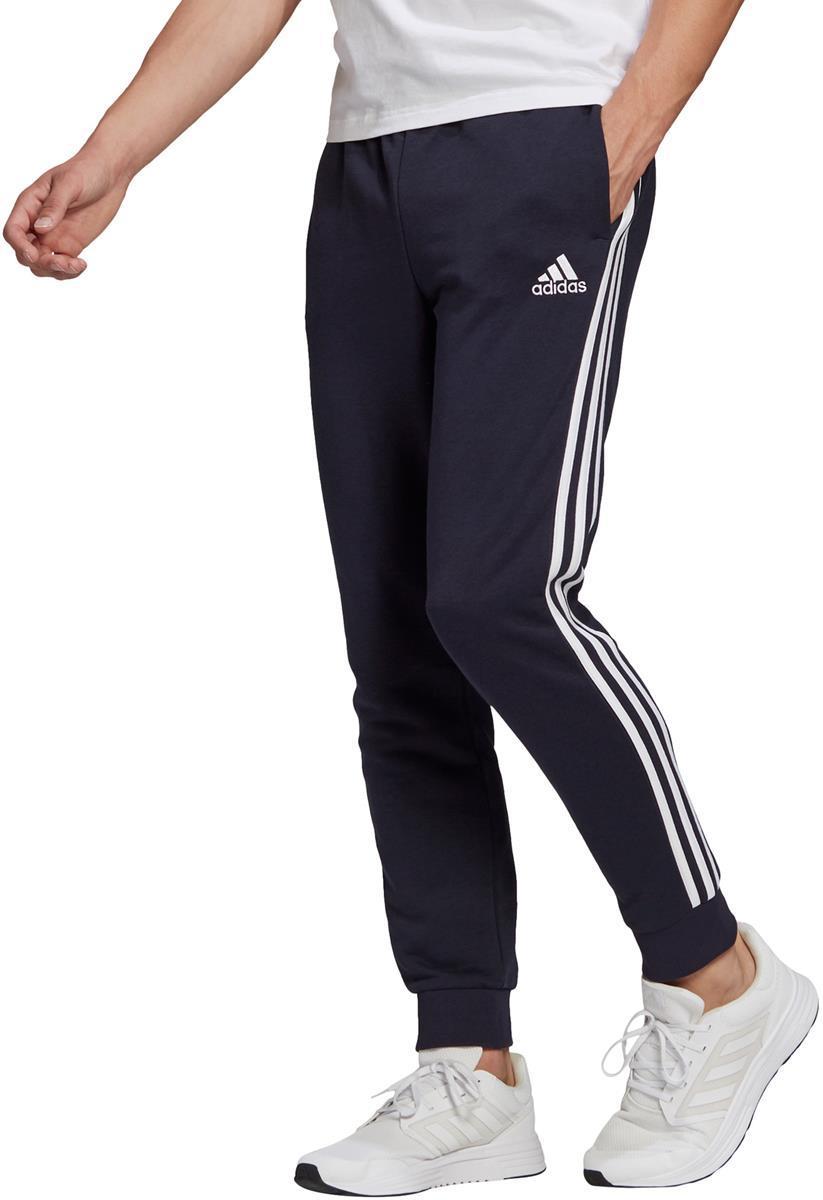 Essentials French Terry Tapered Cuff 3-Stripes Broek
