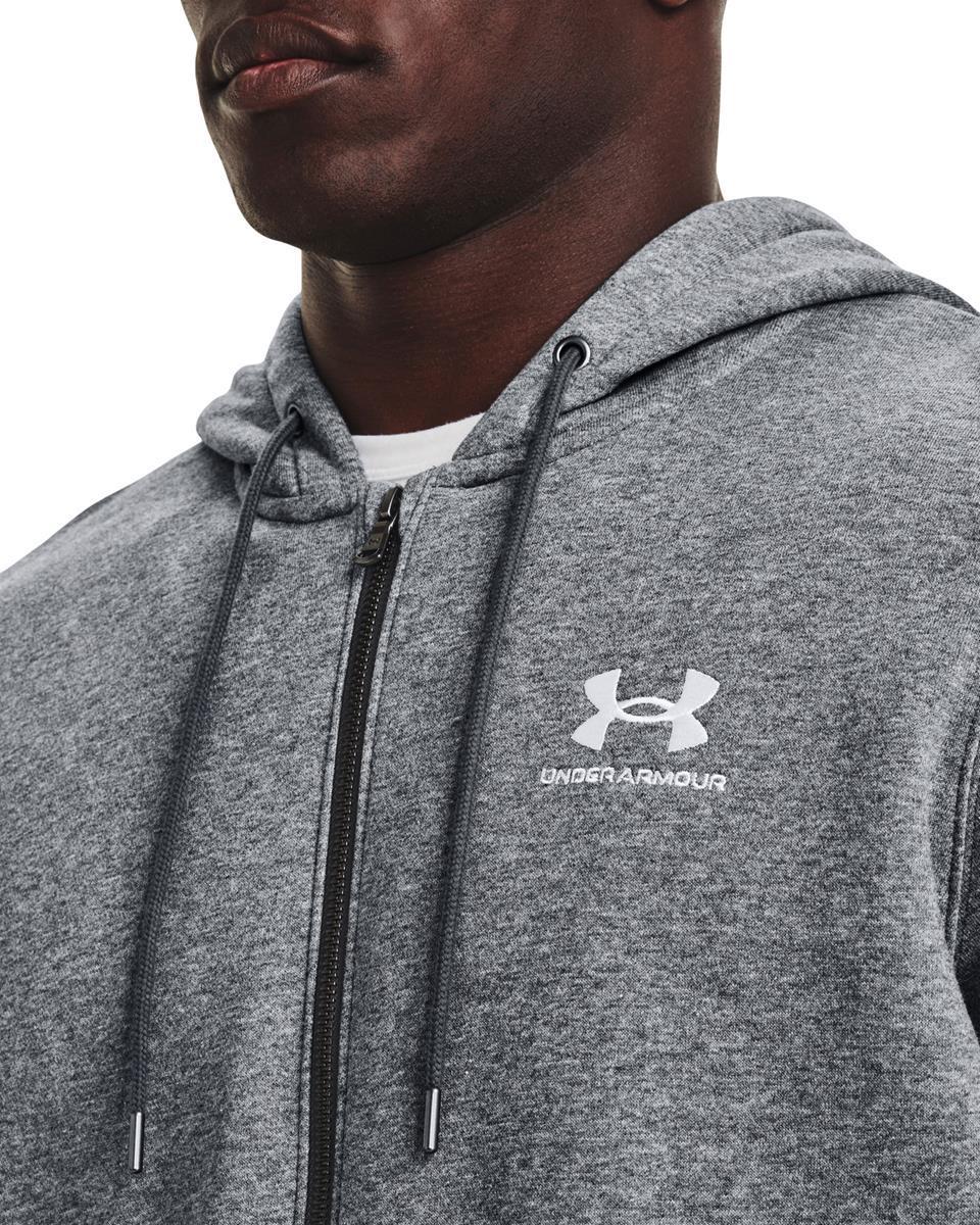 ua essential fleece fz hood