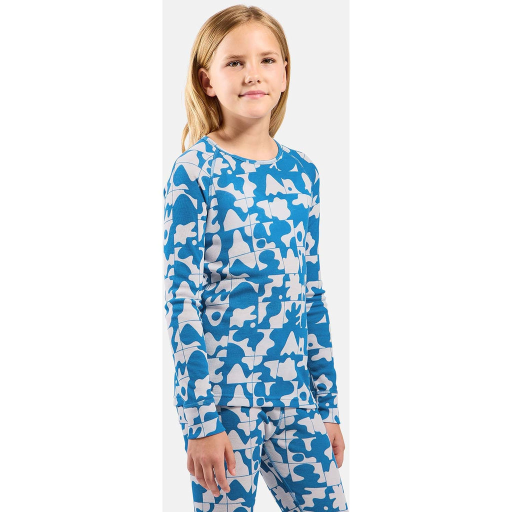 active warm graphic kids base layer shirt