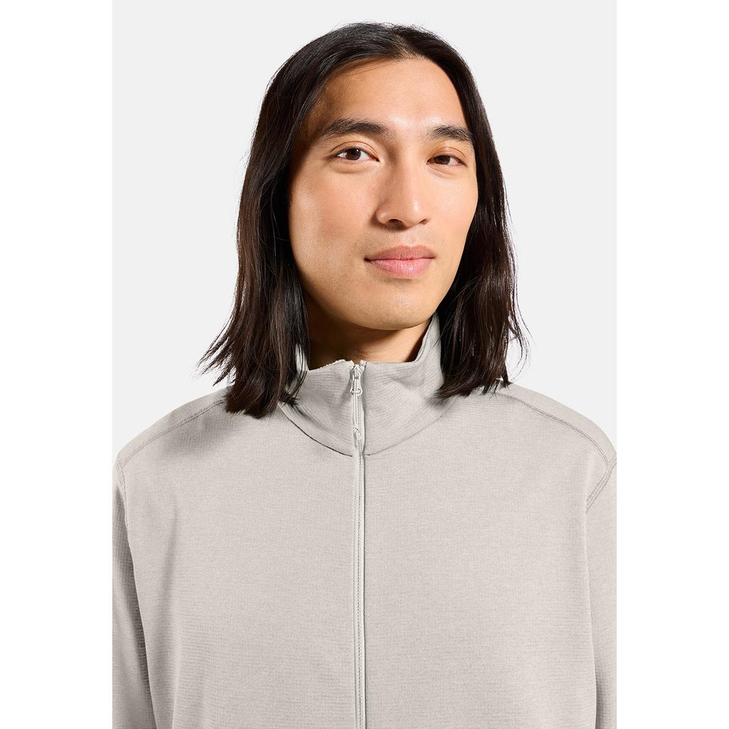 Mid Layer Outdoor Full Zip Grid Fleece