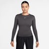 One Fitted  Dri-fit Long sleeves T-shirt