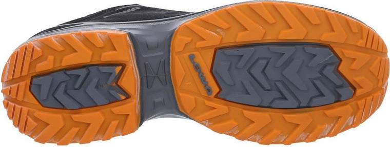 lowa innox evo gtx lo asphalt/blue