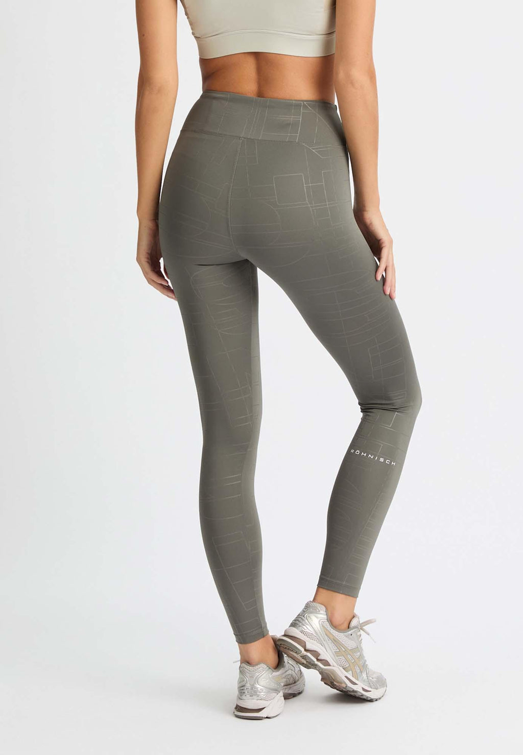 Logo Effect High Waist Tights