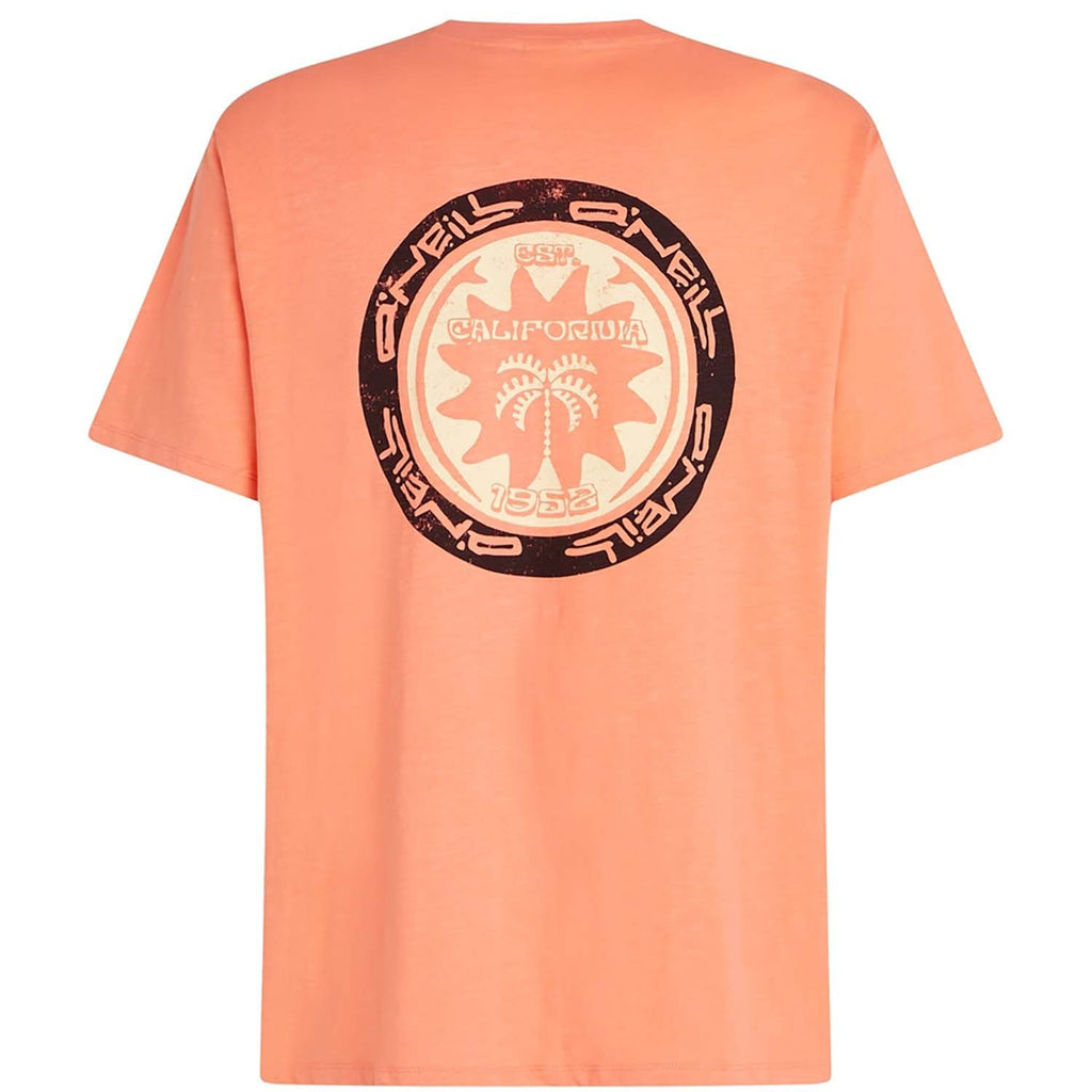 Slub Back Print T-shirt strand