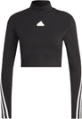 Future Icons 3-Stripes Mock Neck top