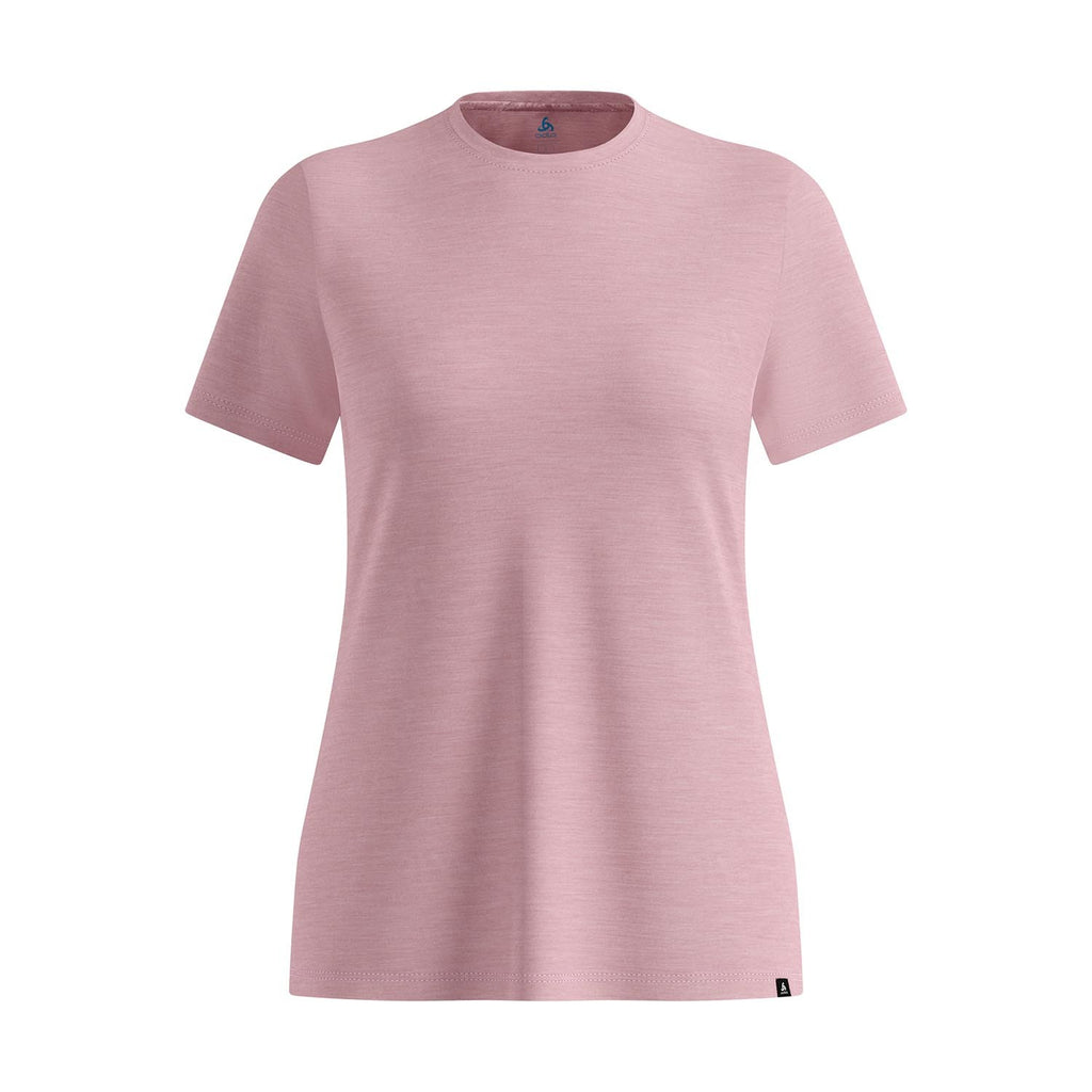 Outdoor T-shirt Crew Neck Short sleeve Merino Tencel Plain Tee