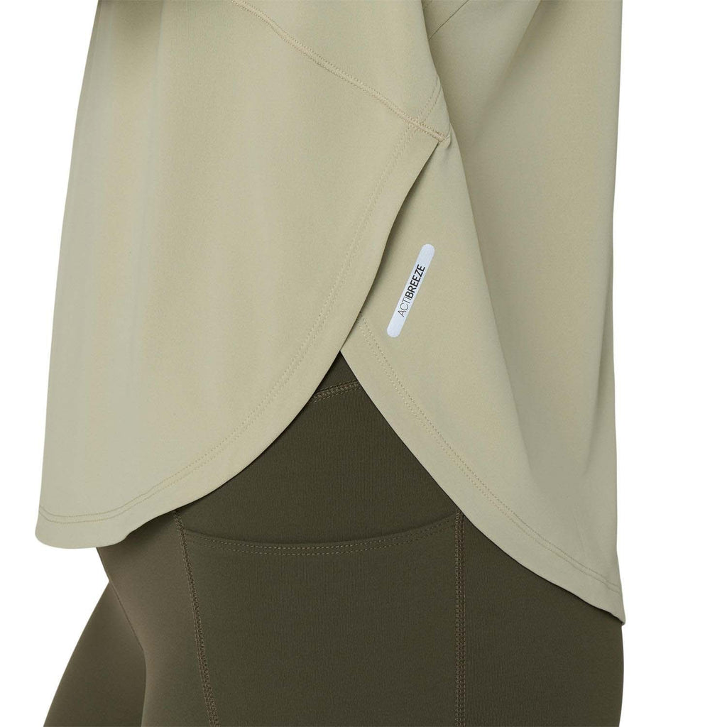 Nagino Run 1/4 Zip Zomer Topshirt met lange mouwen hardlopen