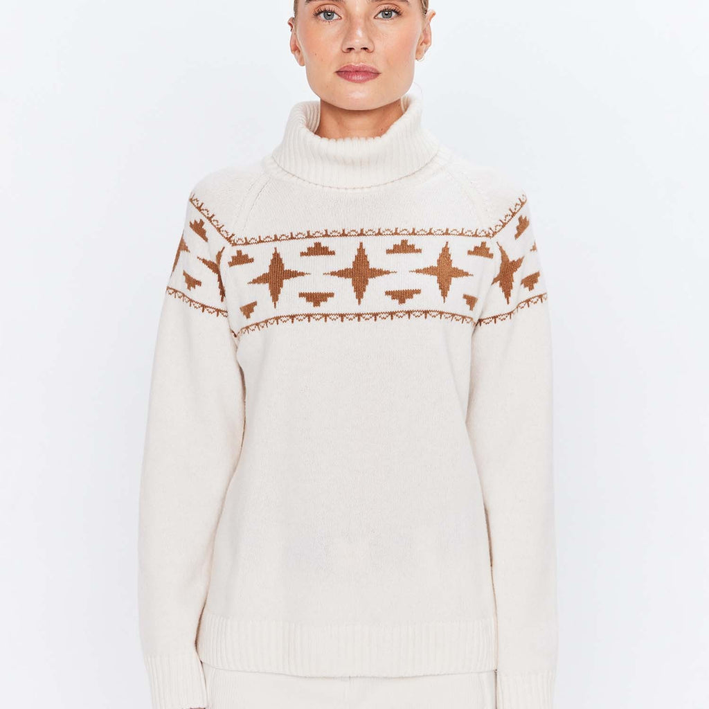 Sage W Wool Rollneck Sweat