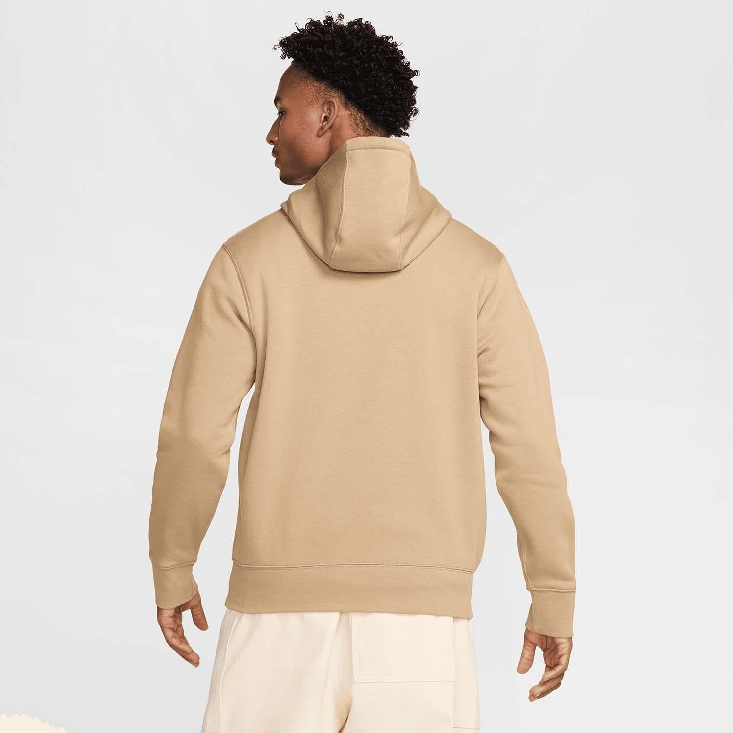 club men's pull-over fleece ho