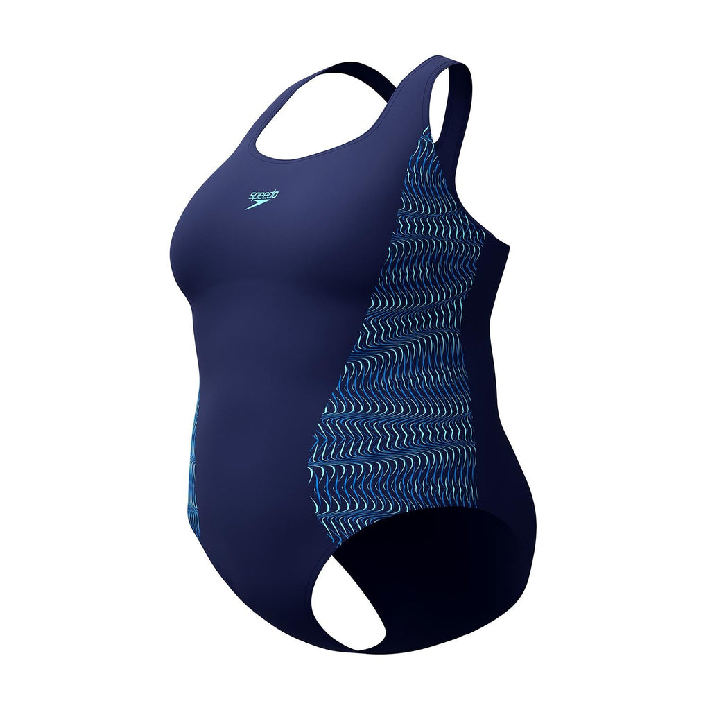 PLUS PLCMNT MEDALIST 1PC NVY/LTBLU