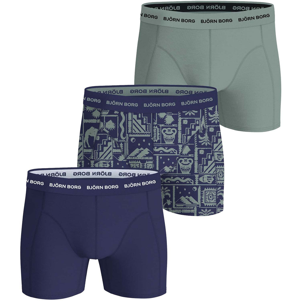 cotton stretch boxer 3p