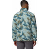 helvetia printed half snap fleece vest