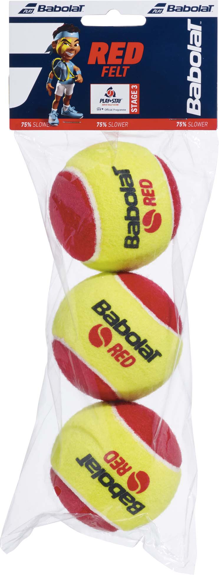 Red Felt X3 tennisbal