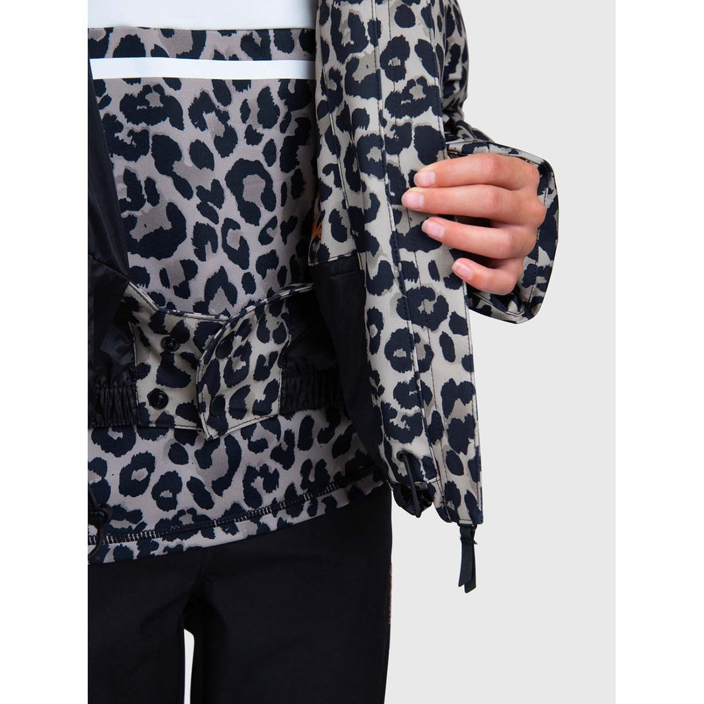 fiasky-print girls snow jacket