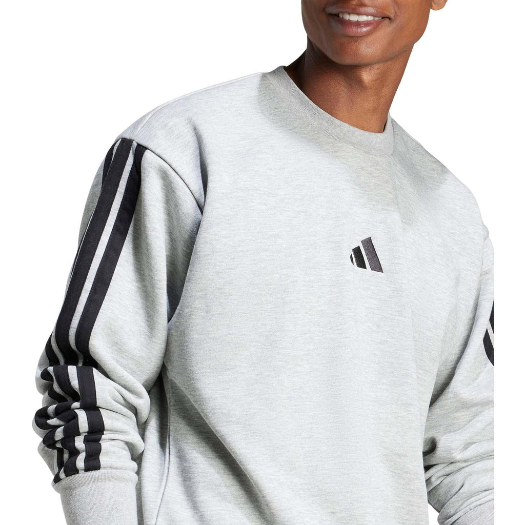 Essentials 3-Stripes Fleece Sweatshirt