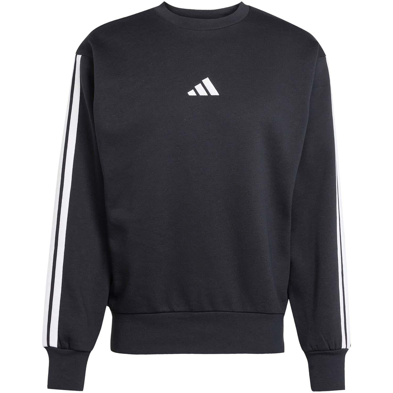 Essentials 3-Stripes Fleece Sweatshirt