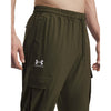 ua vibe woven cargo pants-grn