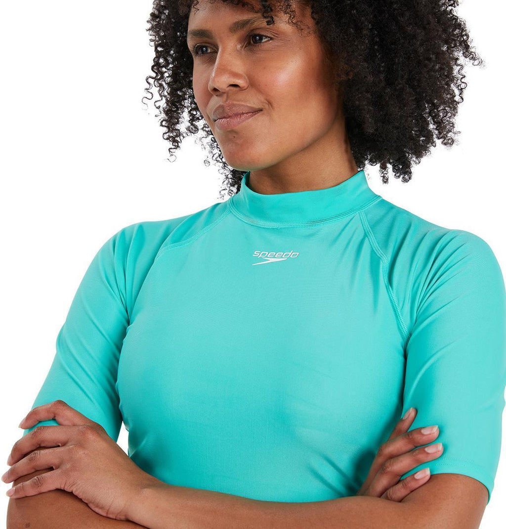 Eco F Short Sleeve Rash Top Bla