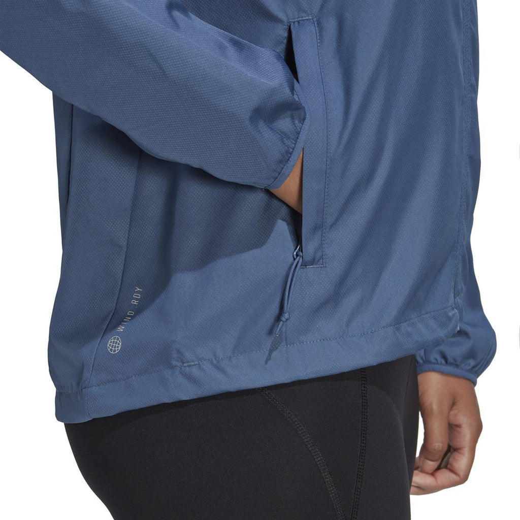 Own the Run Running windjack met capuchon