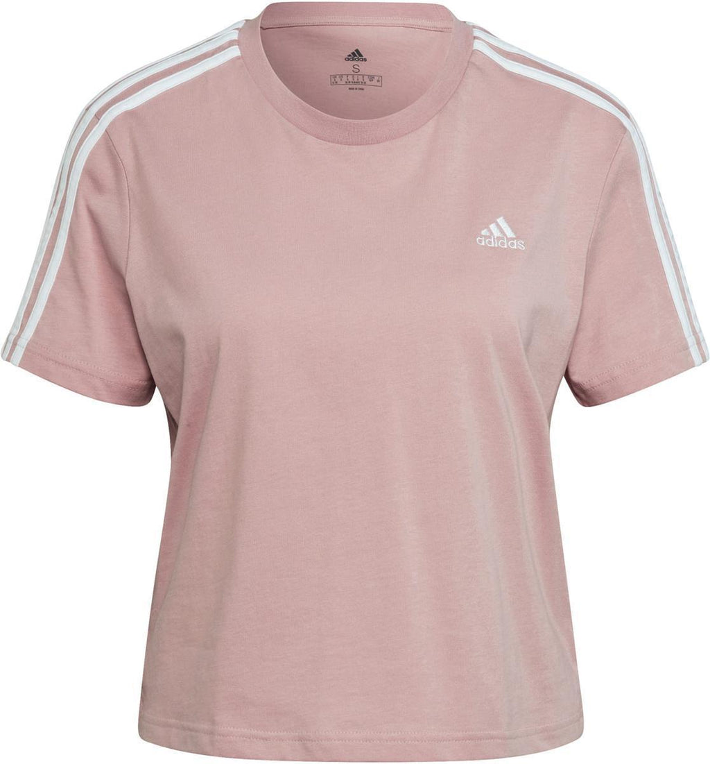 Essentials Loose 3-Stripes Cropped T-shirt
