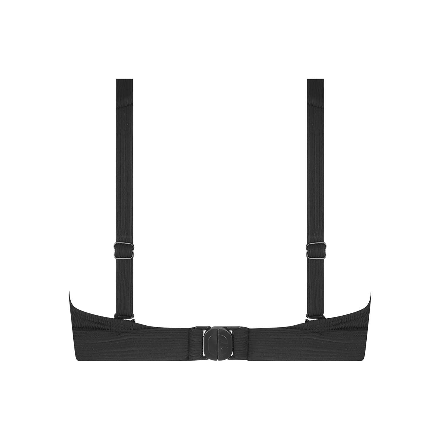 bikini top triangle buckle push-up