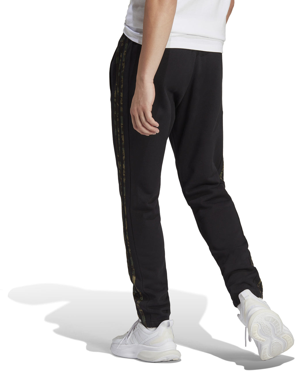 Essentials French Terry Tapered Elastic Cuff 3-Stripes broek